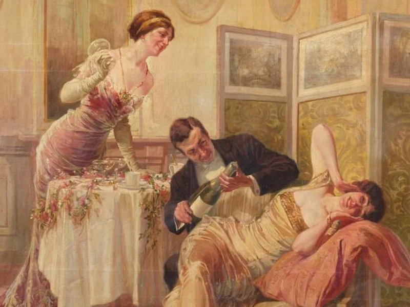 1861-Giorgio Ceragioli - Lo champagne